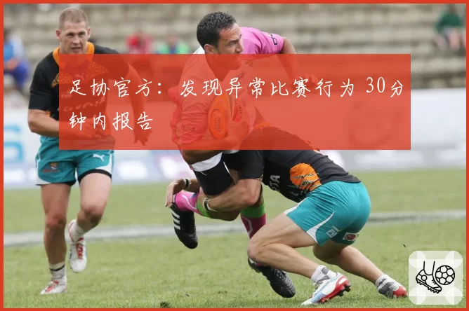 足协官方：发现异常比赛行为 30分钟内报告